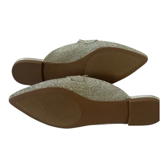 ♥️Steve Madden♥️ Flate Rhinestone mules/Loafers size (7) - Picture 5 of 9